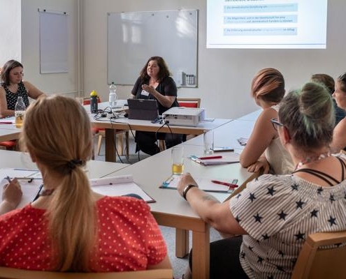 Gesprächsrunde im Seminar